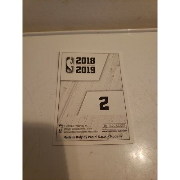 Kobe Bryant 2018-2019 Panini Sticker #2 - Los Angeles Lakers - European Italy - Picture 2 of 3